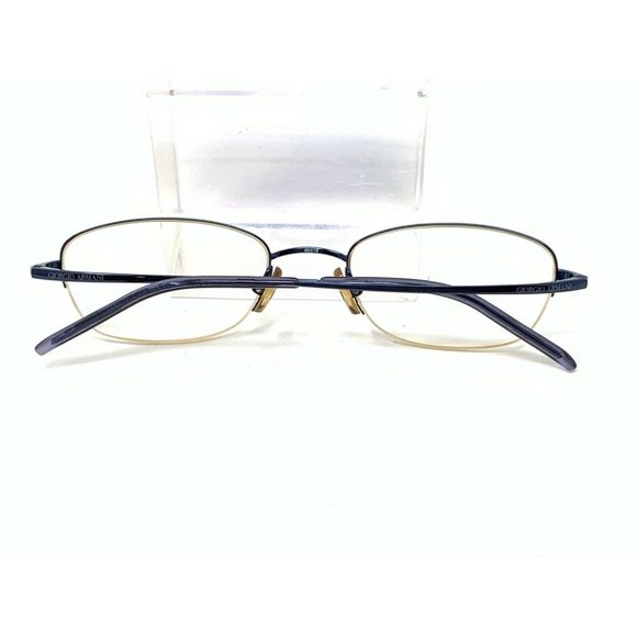 Giorgio Armani Titanium GA 173 VL1 Blue EYEGLASSES FRAMES Half Rimless 49 [] 19 - Picture 12 of 12